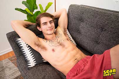 Former football player Willy has an amazing set of abs and a bubble butt that he calls his best feature, although his thick cock is very nice too.