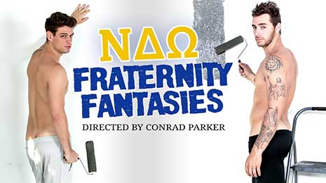 You never know what (or who) is going down at the ΝΔΩ Fraternity house. Today, it's Michael Del Ray--our resident naughty fratter--who's off the rails.