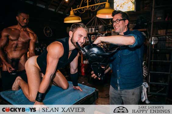 Happy Endings Part 2 introduces Sean Xavier & Daniel Evans as the hot and kinky exhibitionists living near Cody Seiya & Tristan Hunter's newly inherited old house!