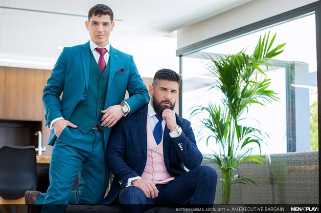 Bastian Karim plays a young businessman in training and Justin Jett is the target. But in fact, this is Bastian's cover. He is a secret agent for the intelligence service who has been tasked with