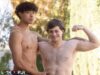 Dripping In Cum! Dillon James Learns Why They Call David ‘The Slinger’!