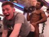 TATTOOED AMERICAN WEIGHTLIFTER VS SCOTTISH ARSEHOLE! LIFTED IN AIR BY MONSTER COCK